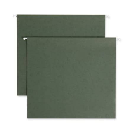 Smead Smead, BOX BOTTOM HANGING FILE FOLDERS, LETTER SIZE, STANDARD GREEN, 25PK 64279